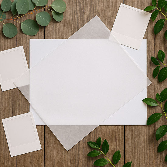 Glassine Paper Sheets 20.3x25.4cm (25 pieces) [GS8]