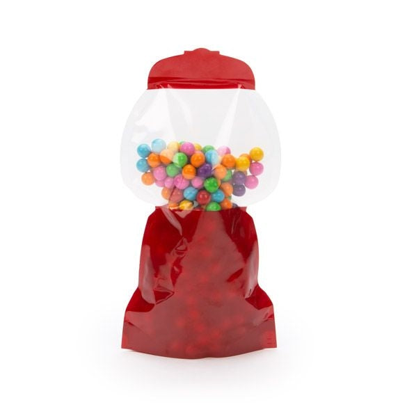 Stand Up Pouches Gumball Machine 13x6x23cm (100 pieces) [SP7GB]