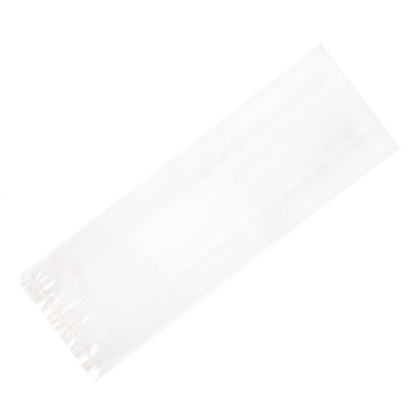 Plastic Bags 10.2x5.4x30.5cm with side gusset (100 pieces) [GB15]