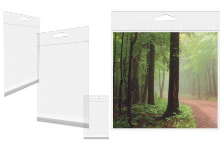 Headerbags 10.2x10.2cm Reclosable and Crystal Clear (500 pieces) [J6]