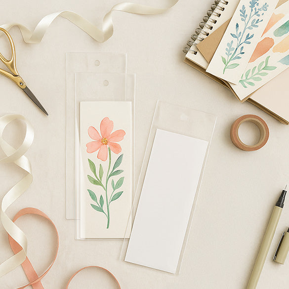 Bookmark Sleeves 6.4x18.1cm (100 pieces) [HBM3]