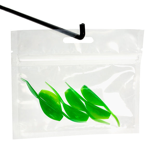 Grip Seal Bags with Euroslot 12.7x7.6cm laminated (100 pieces) [HZB53]
