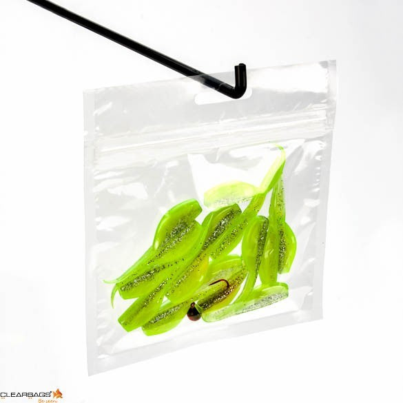 Grip Seal Bags with Euroslot 12.7x10.2cm laminated (100 pieces) [HZB54]