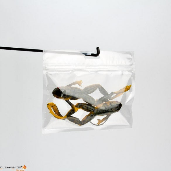 Grip Seal Bags with Euroslot 17.8x10.8cm laminated (100 pieces) [HZB74Q]