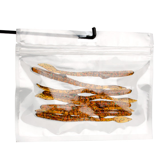 Grip Seal Bags with Euroslot 20.3x12.7cm laminated (100 pieces) [HZB85]