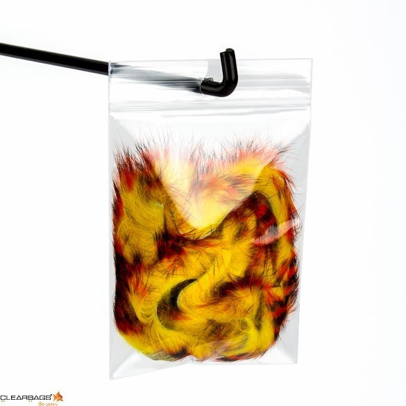 Grip Seal Bags with Hang hole 7.5x10cm Crystal Clear PP 50 micron (100 pieces) [ZR34]