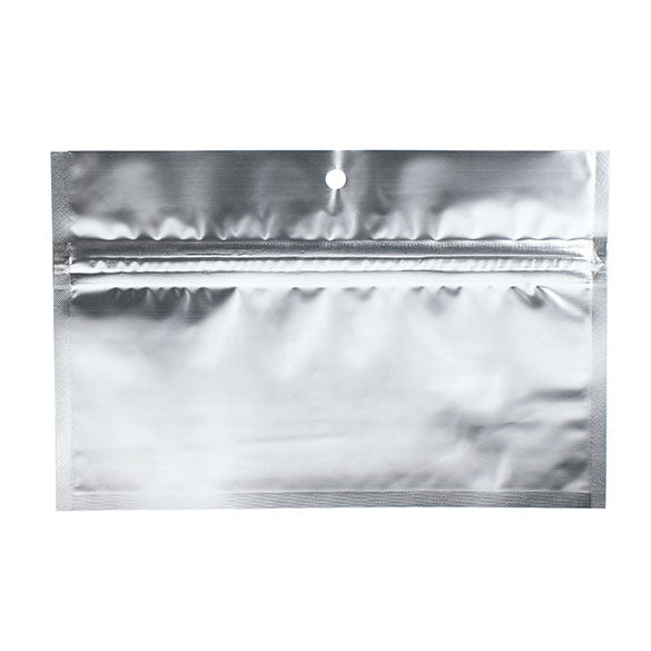 Grip Seal Bags Silver 15x7cm Metallised (100 pieces) [HZBB2MS]