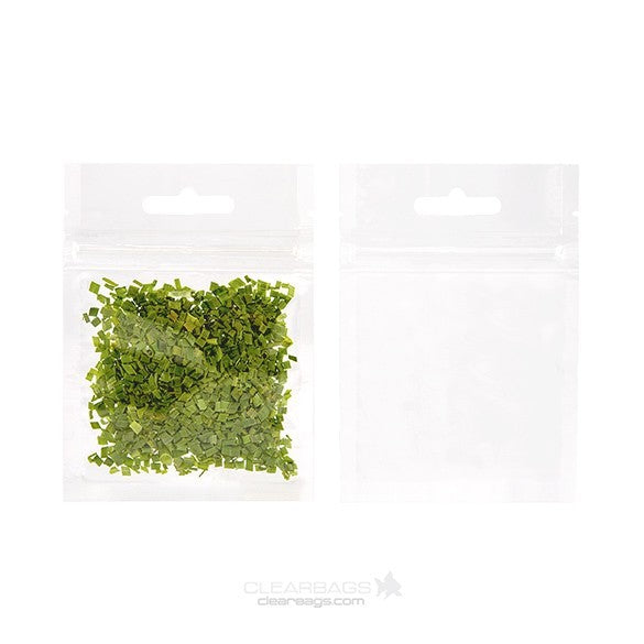 Grip Seal Bags with Euroslot 7.6x7.6cm laminated (100 pieces) [HZB33]