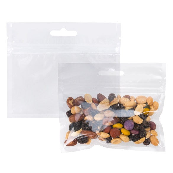Grip Seal Bags with Euroslot 12.7x7.6cm laminated (100 pieces) [HZB53]