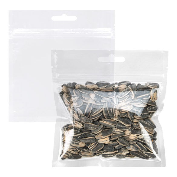 Grip Seal Bags with Euroslot 12.7x10.2cm laminated (100 pieces) [HZB54]