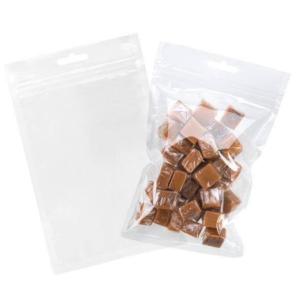 Grip Seal Bags with Euroslot 12.7x17.8cm laminated (100 pieces) [HZB57]