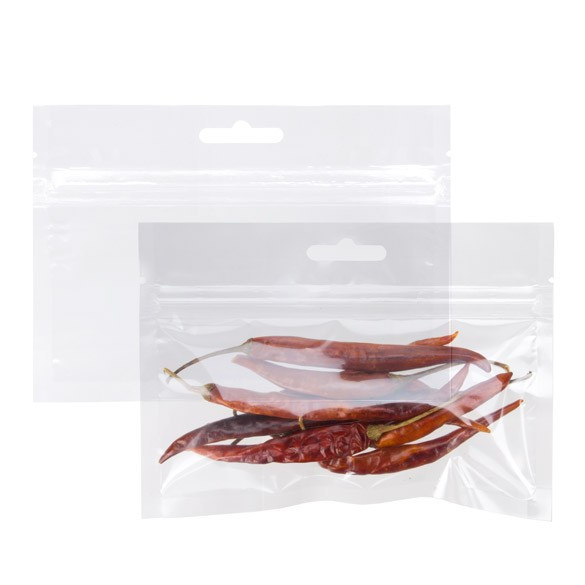 Grip Seal Bags with Euroslot 15.2x7.6cm laminated (100 pieces) [HZB63]