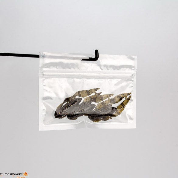 Grip Seal Bags with Euroslot 15.2x7.6cm laminated (100 pieces) [HZB63]