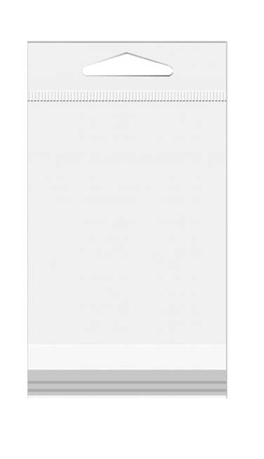 Headerbags 12.7x15.2cm Reclosable and Crystal Clear (100 pieces) [HB5B2]