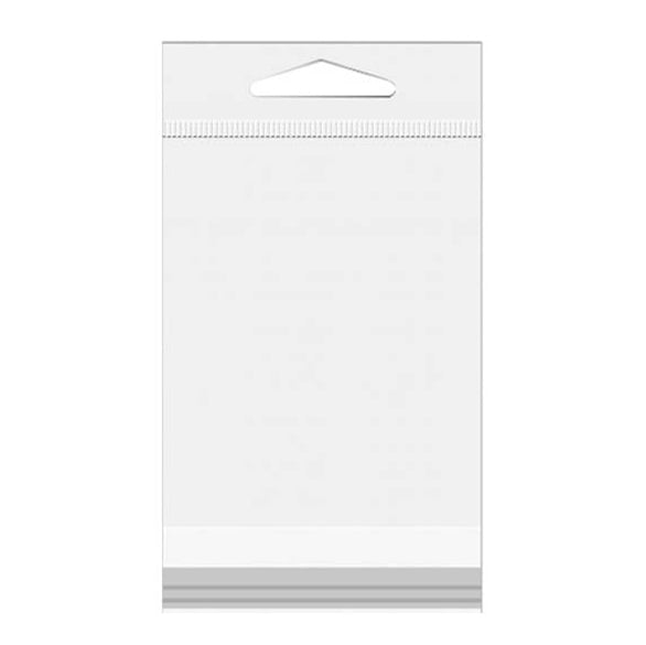 Headerbags 21.4x26cm Reclosable and Crystal Clear (100 pieces) [HB108]