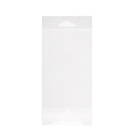 Headerbags 8.4x13cm Reclosable and Crystal Clear (100 pieces) [HB3]