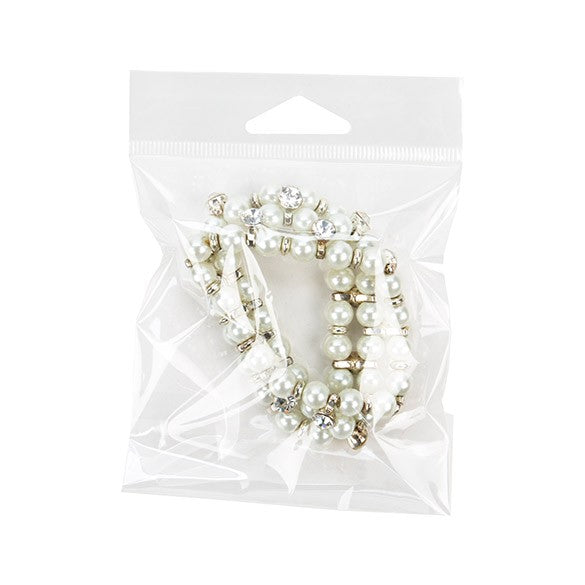 Headerbags 9.4x10.6cm Reclosable and Crystal Clear (100 pieces) [HB3X4]