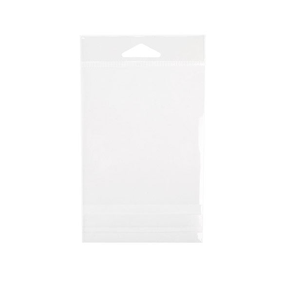 Headerbags 9.4x10.6cm Reclosable and Crystal Clear (100 pieces) [HB3X4]