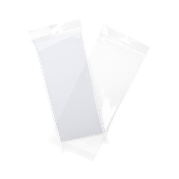 Headerbags 12.2x25.4cm Reclosable and Crystal Clear (100 pieces) [HB49XL]