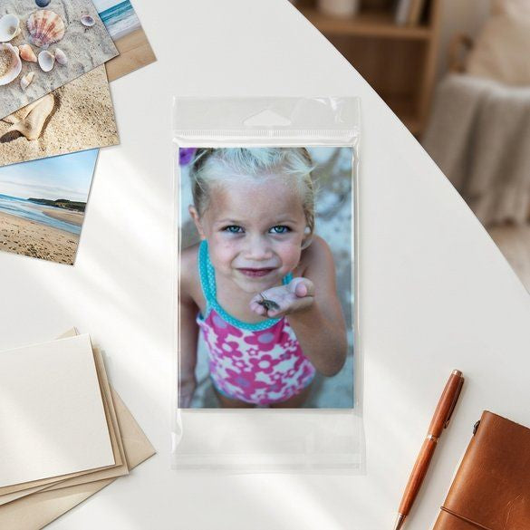 Headerbags 10.8x15.6cm Reclosable and Crystal Clear (100 pieces) [HB4X6]