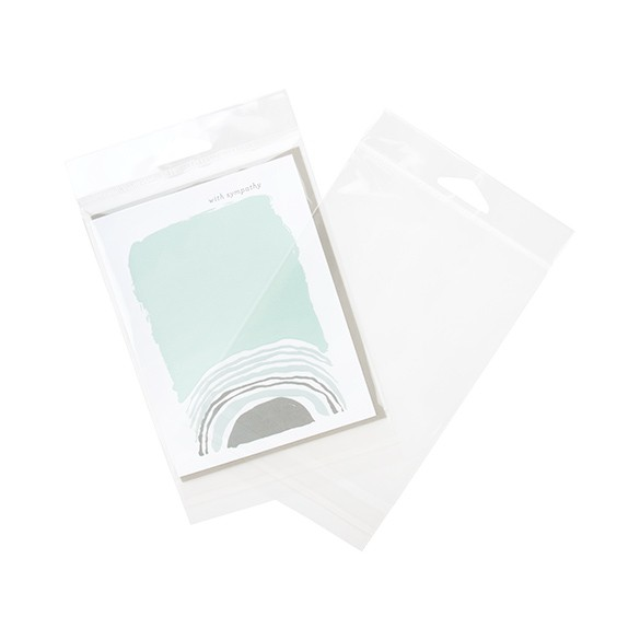 Headerbags 11.7x14.6cm Reclosable and Crystal Clear (100 pieces) [HB54]
