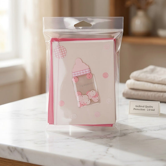Headerbags 12.7x15.2cm Reclosable and Crystal Clear (100 pieces) [HB5B2]