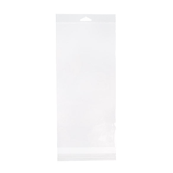 Headerbags 15.2x31.8cm Reclosable and Crystal Clear (100 pieces) [HB612]