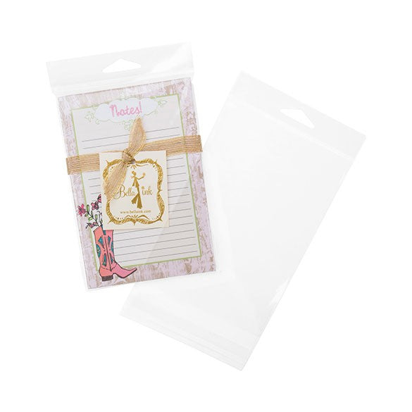 Headerbags 11.3x15.9cm Reclosable and Crystal Clear (100 pieces) [HB6X4]