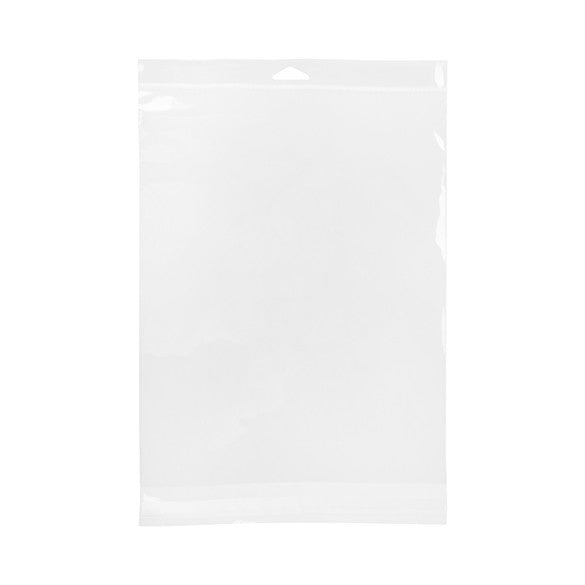 Headerbags 24.1x30.5cm Reclosable and Crystal Clear (100 pieces) [HB9H12]