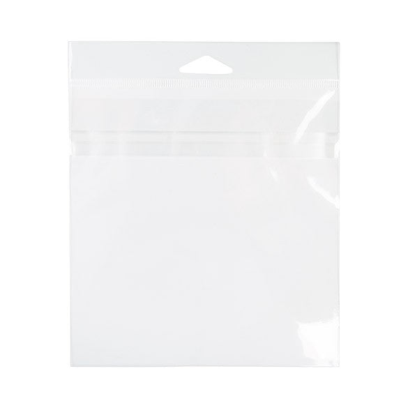 Headerbags 15.2x15.2cm for Top loading of contents (100 pieces) [HBT6X6]