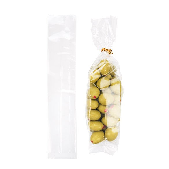 Plastic Bags 4.4x4.4x21.6cm with side gusset Heavy Duty (100 pieces) [HDGB5]