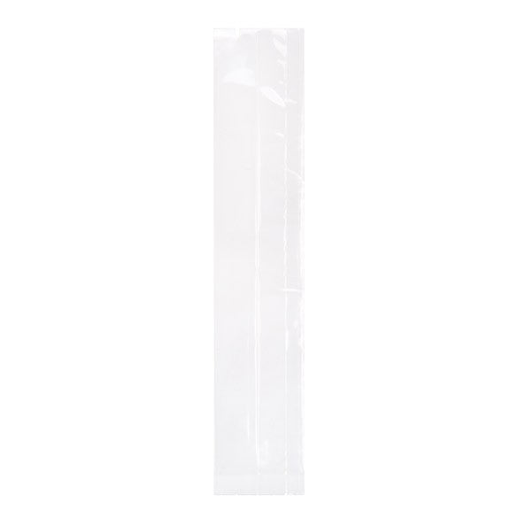 Plastic Bags 4.4x4.4x21.6cm with side gusset Heavy Duty (100 pieces) [HDGB5]