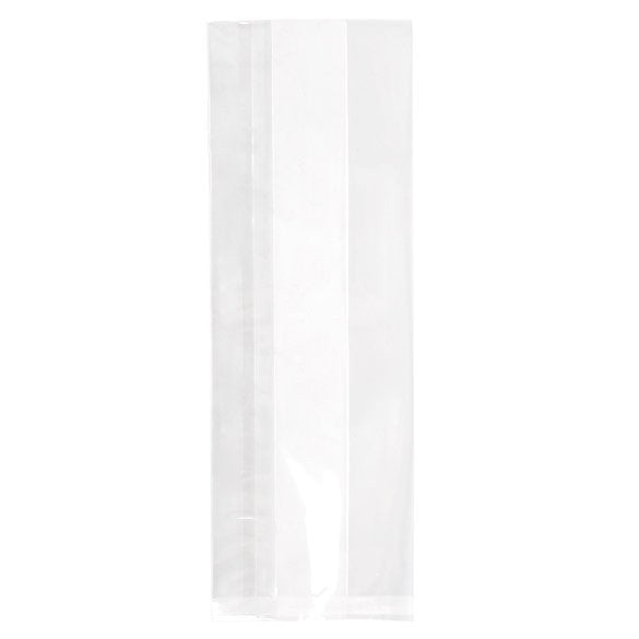Plastic Bags 8.9x5.7x24.8cm with side gusset Heavy Duty (100 pieces) [HDGB10]
