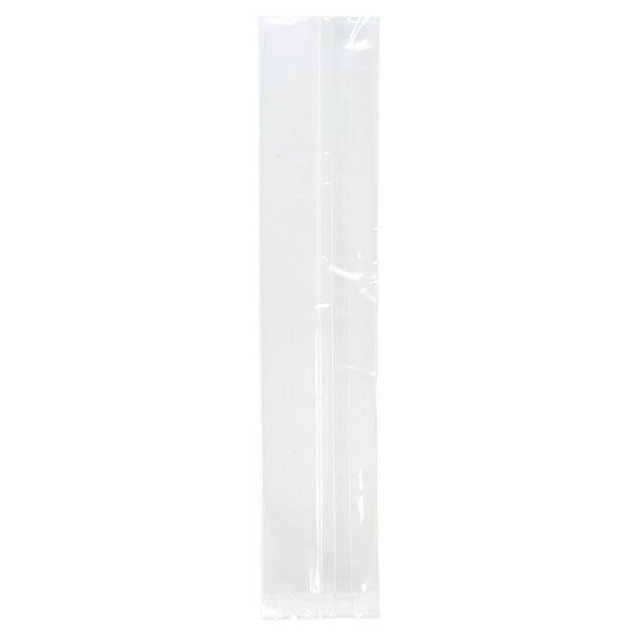 Plastic Bags 4.4x4.4x21.6cm with side gusset Heavy Duty (100 pieces) [HDGB5]