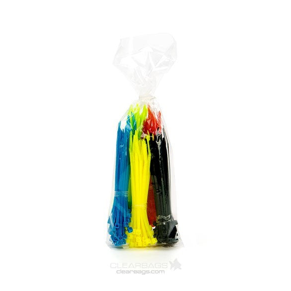 Plastic Bags 10.2x25.4cm Polyethylene Heavy Duty (500 pieces) [TFB2410]