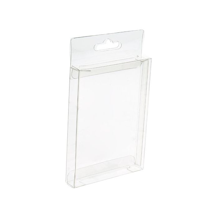 Plastic Gift Boxes 14.9x2.5x16.8cm with Hanger part (25 pieces) [HFB16]