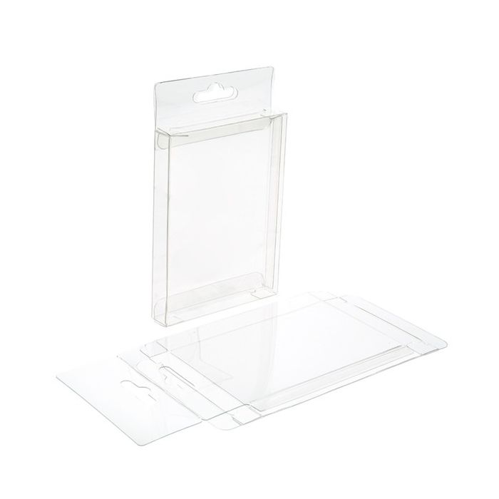 Plastic Gift Boxes 13.7x2.5x18.8cm with Hanger part (25 pieces) [HFB15]