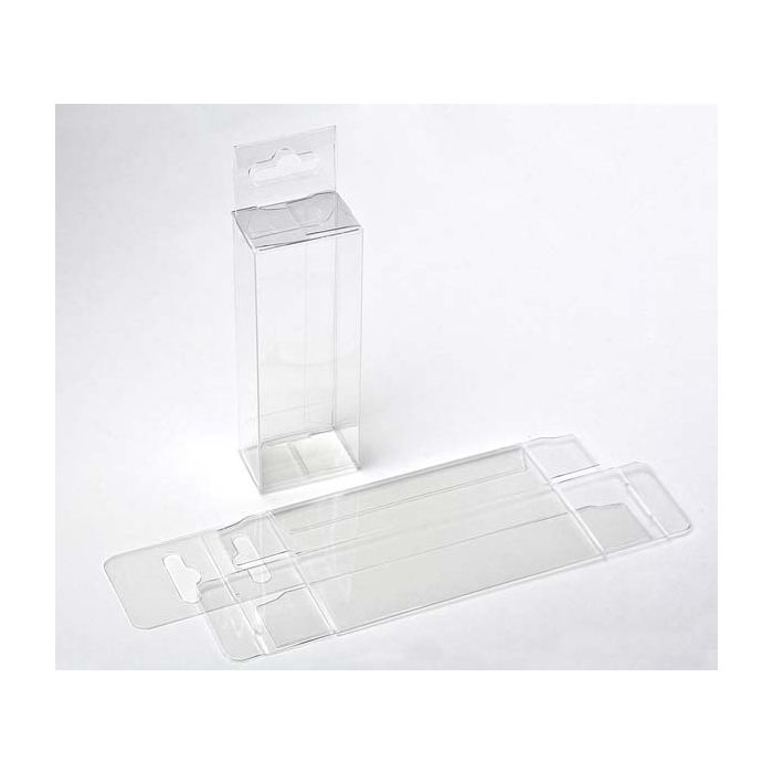 Plastic Gift Boxes 3.8x2.5x10.2cm with Hanger part (25 pieces) [HFB219]