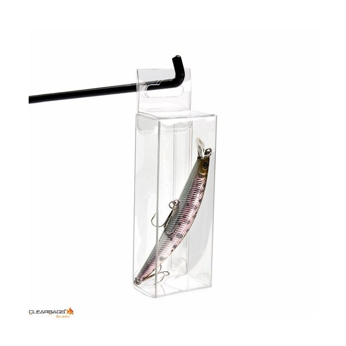 Plastic Gift Boxes 3.8x2.5x10.2cm with Hanger part (25 pieces) [HFB219]