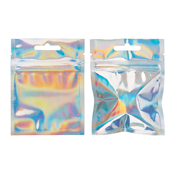 Grip Seal Bags Holographic 7,6x7,6cm (25 Pieces) [HZBB33H]