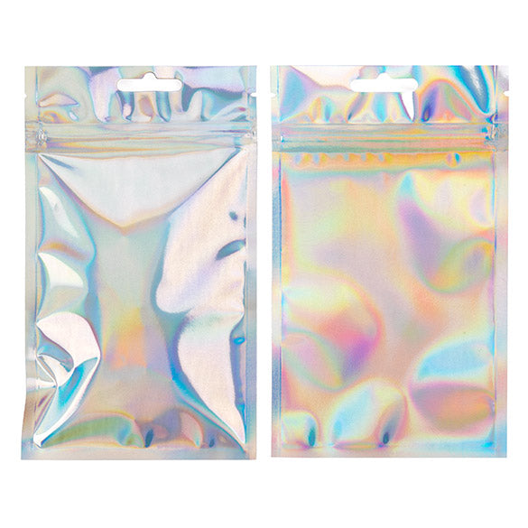Grip Seal Bags Holographic 10,2x15,2cm (25 Pieces) [HZBB46H]