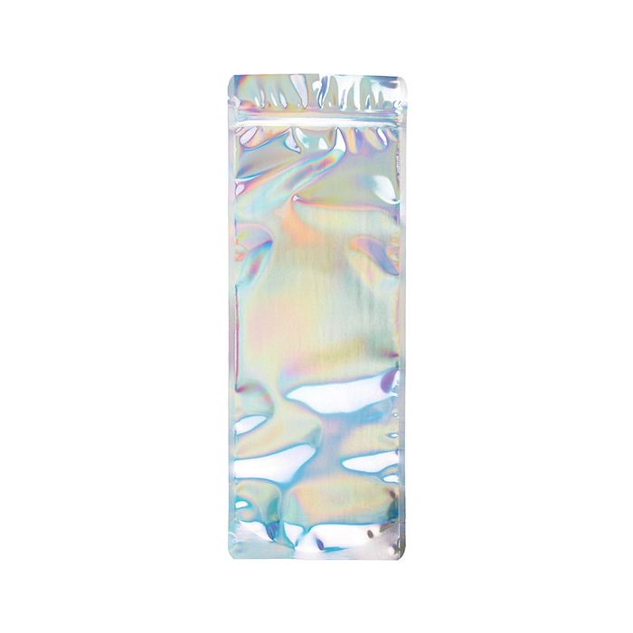 Stand Up Pouches Iridescent/Holographic 14x6x38,1cm With Hanghole (25 Pieces) [ZBGH2N]