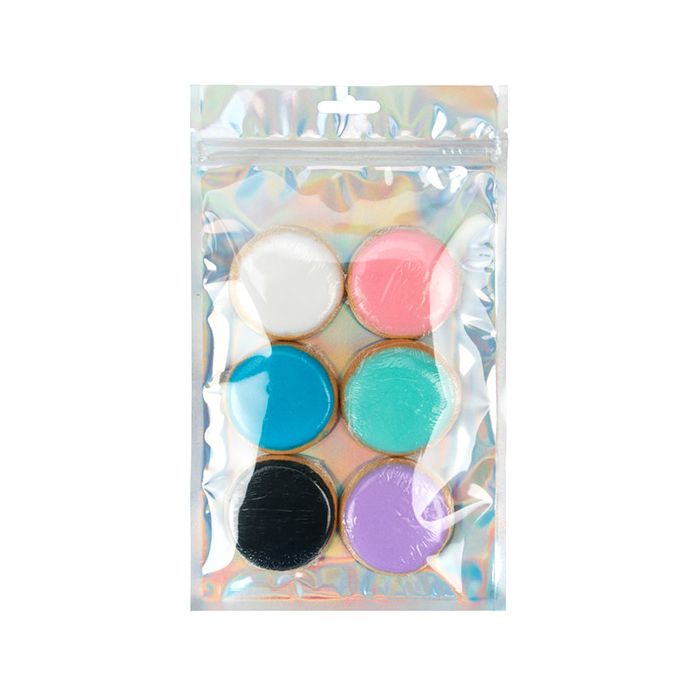 Grip Seal Bags Holographic/Transparent 15,2x22,9cm (25 Pieces) [HZBB69CH]