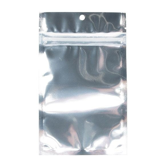 Grip Seal Bags Transparent/Silver 9.2x12.7cm (100 pieces) [HZB4S]
