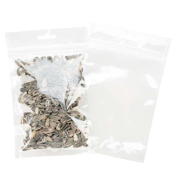 Grip Seal Bags with Euroslot 12.7x17.8cm laminated (100 pieces) [HZB57]