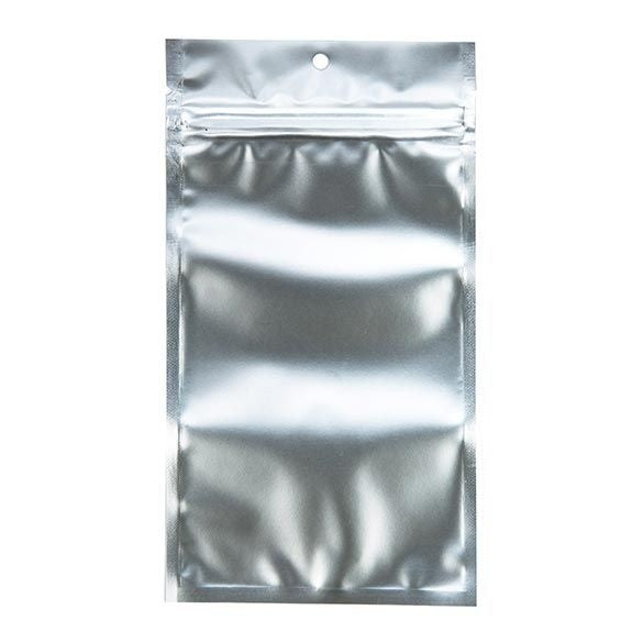 Grip Seal Bags Transparent/Silver 10.2x16.5cm (100 pieces) [HZB5S]