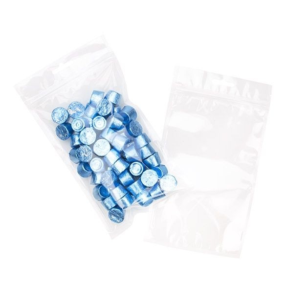 Grip Seal Bags with Euroslot 12.7x20.8cm laminated (100 pieces) [HZB6]