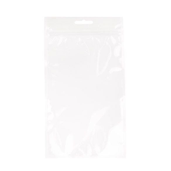 Grip Seal Bags with Euroslot 12.7x20.8cm laminated (100 pieces) [HZB6]