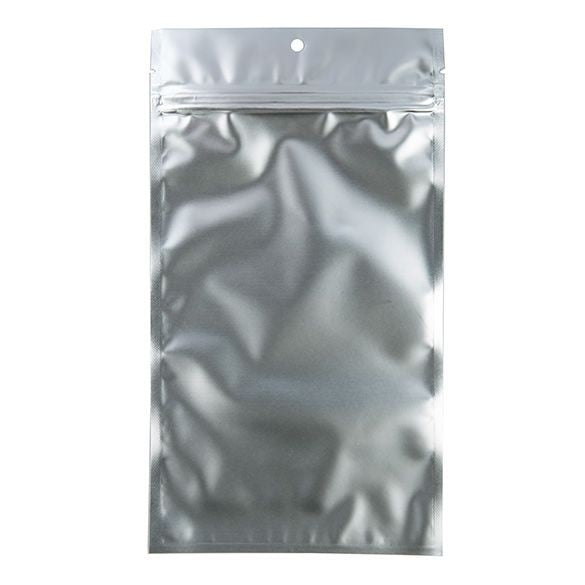 Grip Seal Bags Transparent/Silver 12.7x20.8cm (100 pieces) [HZB6S]