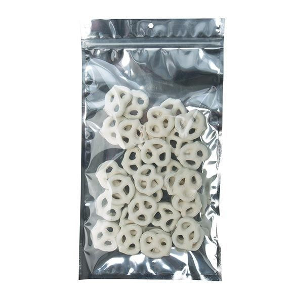 Grip Seal Bags Transparent/Silver 17.8x30.5cm (100 pieces) [HZB8S]